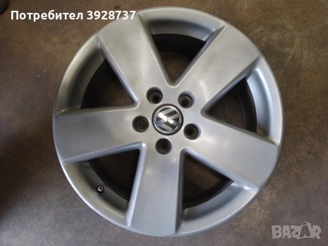 Джанти от VW - 17” ET47 7.5J 5x112 57.1, снимка 3 - Гуми и джанти - 52426342