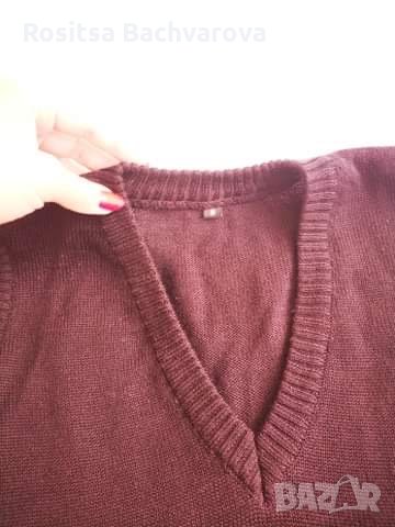 Черен пуловер без ръкави, снимка 2 - Блузи с дълъг ръкав и пуловери - 30384903