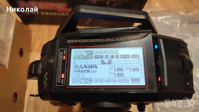 Апаратура Sanwa M12S RS+приемник Sanwa RX-482, снимка 2 - Друга електроника - 52999011