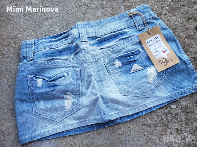 Дънкови поли единични бройки, снимка 6 - Поли - 35186897