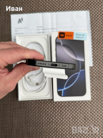 НОВ!ЛИЗИНГ*68лв/м iPhone 16 Pro Black айфон 16 про черен, снимка 9 - Apple iPhone - 52343460