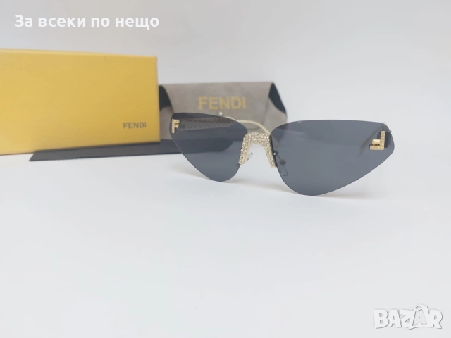 Fendi Слънчеви Очила С UV400 Защита С ПОДАРЪК🎁Кутия И Кърпичка - Различни Цветове Код LFS616, снимка 4 - Слънчеви и диоптрични очила - 51600129