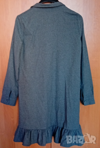 Сива плътна рокля , снимка 5 - Рокли - 44567551