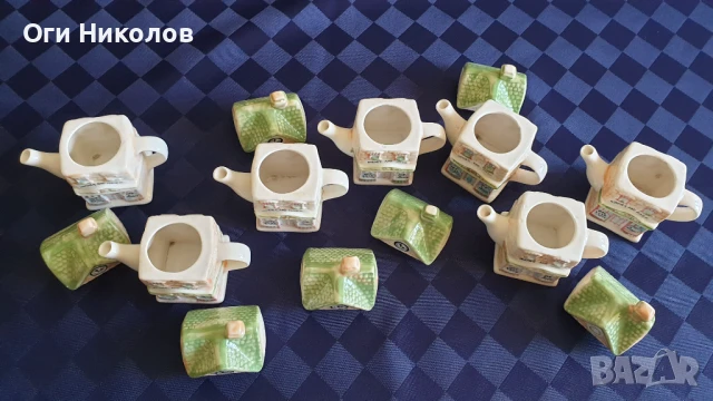 Колекционерски порцеланови чайничета - 7 броя, снимка 2 - Сервизи - 50754926