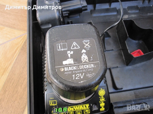 Продавам винтоверт DEWALT DC 756 с батерии Li-ion 2.5 Ah, снимка 15 - Винтоверти - 53114679