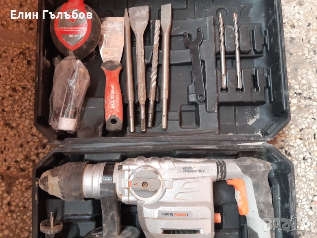 Перфоратор DAEWOO DARH26-105C, в куфар и принадлежности, снимка 5 - Перфоратори - 54365829