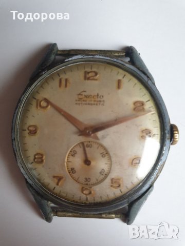 Рядък ръчен колекционерски часовник -Exacto, снимка 6 - Антикварни и старинни предмети - 35380890