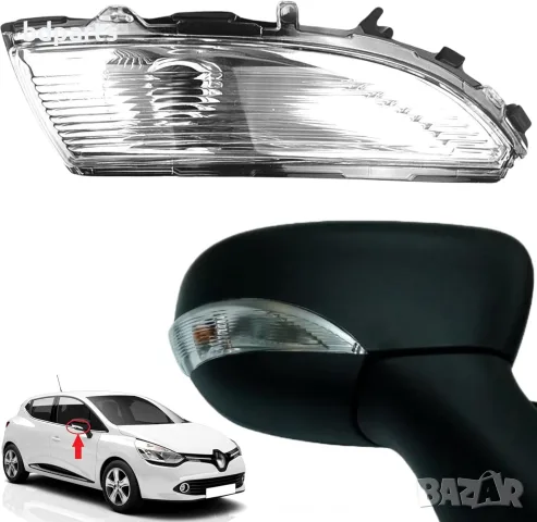 Десен мигач в огледалото, Renault, Clio MK4, Captur, Zoe, Nissan Micra, снимка 3 - Части - 56141632
