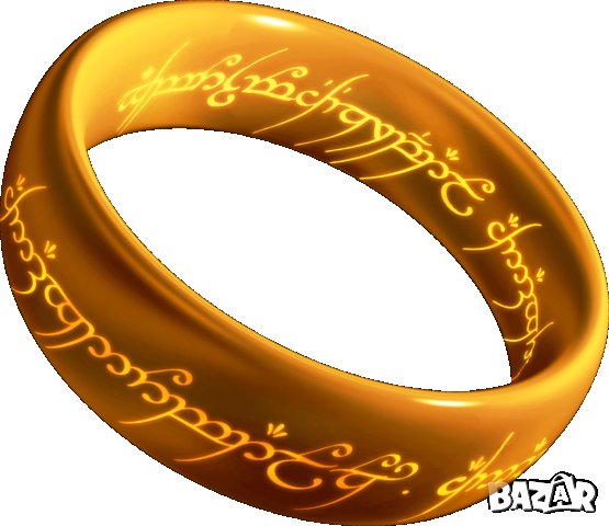 Стар мъжки сребърен пръстен  - Властелинът на пръстените с гравирано елфско слово - уникален, снимка 7 - Пръстени - 28790752