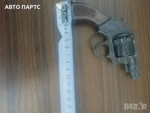 Стар метален детски пистолет., снимка 3 - Колекции - 56152116