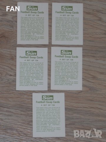 Комплект карти на английски футболисти от 1970 г. от Ливърпул, Стоук Сити, Бърнли, Ковънтри, Шефилд , снимка 5 - Фен артикули - 29678065