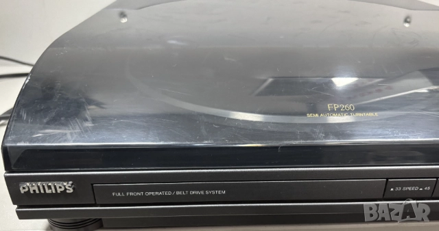 Грамофон PHILIPS FP260/00R полуавтоматичен, снимка 5 - Грамофони - 52455340