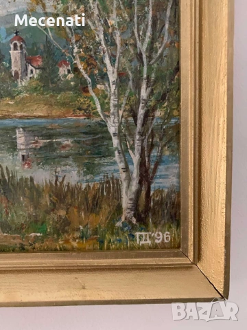 ГЕОРГИ ДАНАИЛОВ - масло, пейзаж, снимка 3 - Картини - 53112368