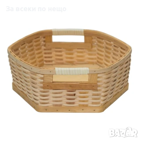 Плетен панер за съхранение, 27*27*11см Код P2225