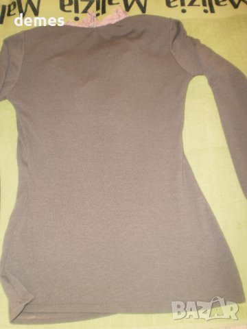 Дамска блуза трико и дантела, размер М, снимка 11 - Блузи с дълъг ръкав и пуловери - 37890730