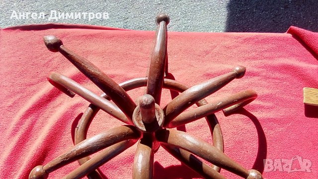 Дървена корона от виенска закачалка , снимка 7 - Антикварни и старинни предмети - 38194430