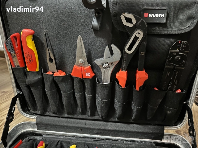 Куфар Wurth с инструменти, снимка 2 - Куфари с инструменти - 52897386