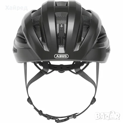 Нова каска ABUS Macator Helmet - titan L размер, снимка 7 - Велосипеди - 56185077