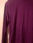 Нова лилава трикотажна блуза с дълъг ръкав поло L размрр, снимка 3