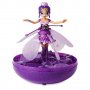 HATCHIMALS PIXIES Crystal Flyers Летяща фея лилава Violet Onyx 6059634, снимка 2