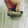 Ваза от стара военна  гюлза , снимка 11