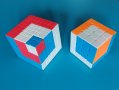 Класическо кубче Рубик 3х3х3 и 4х4х4  5х5х5  подарък за дете, снимка 3