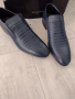 Мъжки елегантни обувки естествена кожа leather 45 46 made in Turkey  , снимка 5