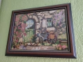 Продавам гоблените Малката Мадона и къща с колелото, снимка 3