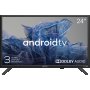 24', HD, Google Android TV, Black, 1366x768, 60 Hz, Sound by JVC, 2x5W, 21 kWh/1000h , BT5, HDMI por, снимка 1 - Телевизори - 42606737