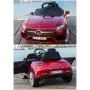 Червена акумулаторна кола Mercedes Benz CLS350 с кожена седалка 12V, снимка 2