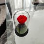 Вечна естествена роза в стъкленица, снимка 17