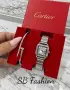 Cartier часовник с гривна в сребристо, снимка 2