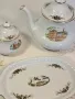 Чайник, захарница и плато немски порцелан Roslau 6/5, снимка 8
