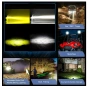 30W LED халоген фар бяла и жълта светлина 9-60V – универсална работна лампа за джип, офроуд и мотор, снимка 7