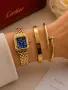 Cartier Дамски Подаръчен Комплект За Жени-Ръчен Часовник Твърда гривна И Гривна Тип Пирон Код SBF11, снимка 6