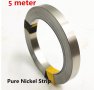 Продавам никелова лента за точкова заварка 99.96% никел (Pure nickel strip) 0.15мм и 0.20мм, снимка 2