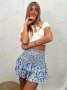 Дамска модна плисирана пола с флорален принт, 11цвята, снимка 13