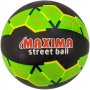 Топка футболна MAX street нова Износоустойчиво гумено покритие, което дава възможност да се играе с 
