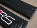 Супер качество черен карбон кожа протектор калъф за колан ВРС VRS за кола автомобил джип + подарък , снимка 4