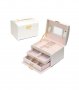 Луксозна кутия-куфар за бижута и козметика на три нива - код 1756, снимка 2