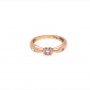 Златен дамски пръстен 2,7гр. размер:53 14кр. проба:585 модел:12492-5, снимка 1