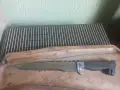 Нож с уникална дървена дръжка, снимка 1