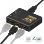 GANA 4K, 3D HDMI сплитер, 5 в 1 с IR дистанционно, снимка 2