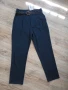 Дамски нов панталон размер 36 с колан тъмносин, снимка 3