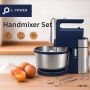 Комплект ръчен миксер с купа J. POWER HM-J03, снимка 4