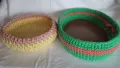 Hand made панери плетени на една кука, снимка 1