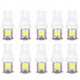 Габаритни диодни крушки габарити T10 с 5 Smd Led ксеноново бели диода за кола автомобил джип супер я, снимка 12