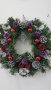 Цветен коледен венец, снимка 4