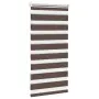 vidaXL Зебра щора 60,9x120 см Ширина на плата 56,7 см цвят кафе, снимка 4