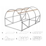 Компактна оранжерия - професионална защита и идеални условия за вашите култури - 3 х 2 х 2м, снимка 3